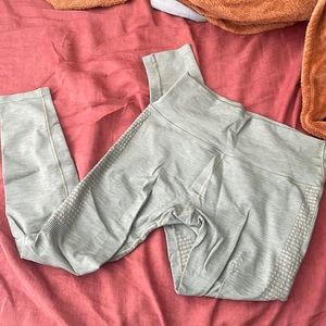 Alphalete OG revival leggings, moss green, size XL